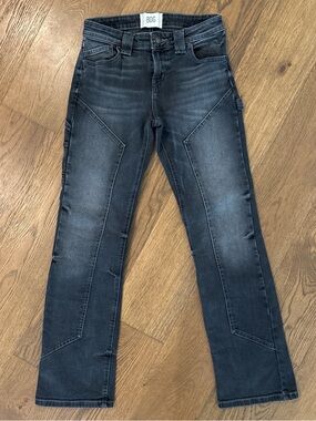 BDG Women's Washed Charcoal Straight Leg Jeans